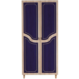 Ντουλάπα Δίφυλλη Stil 869VEL4236 90x52x192cm Oak-Blue Δίφυλλη