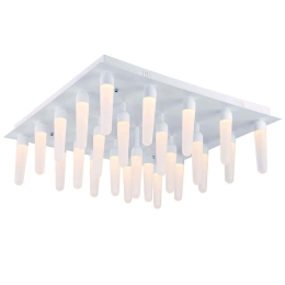 Φωτιστικό Οροφής - Πλαφονιέρα 888BLM1210 70x70x29cm 25xLed 3W White Opviq