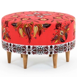 Σκαμπό Como 825BLC1443 65x65x40cm Multi