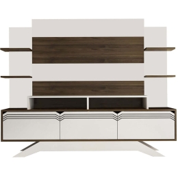 Σύνθεση Τηλεόρασης Delpi 875ZNA3027 180x29,5x148,6cm Walnut-White
