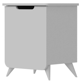 Κομοδίνο Esla 875ZNA3401 49x39x60cm White
