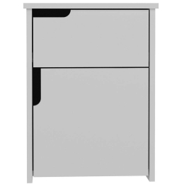 Κομοδίνο Asra 875ZNA3402 45x40x60cm White