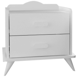Κομοδίνο Andaz 875ZNA3403 60x42,1x58,6cm White