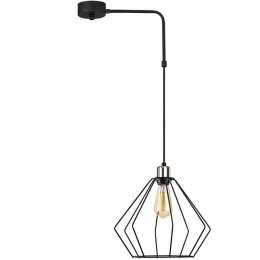 Φωτιστικό Οροφής Maden 892OPV1488 43x33x100cm 1xE27 40W Nickel-Black Opviq