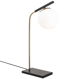 Φωτιστικό Επιτραπέζιο Yildiz 892OPV1121 15x26x55cm E27 40W Gold-Black Opviq
