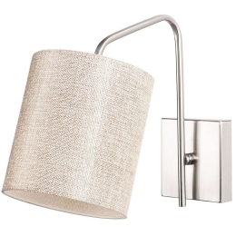 Φωτιστικό Τοίχου - Απλίκα Ve 892OPV1268 14x27x24cm E27 40W Nickel-Natural Opviq