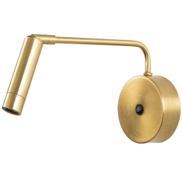 Φωτιστικό Τοίχου - Απλίκα Ugur 892OPV1282 10x27x15cm Led 1W 2700K Gold Opviq