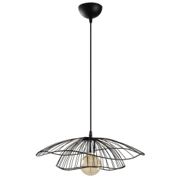 Φωτιστικό Οροφής Tel 892OPV1674 Φ50x111cm E27 40W Black Opviq