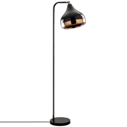 Φωτιστικό Δαπέδου Yildo 892OPV1130 30x17x120cm E27 40W Black-Copper Opviq