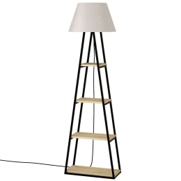 Φωτιστικό Δαπέδου Με Ραφάκια Pal 855DTE3419 50x22x165cm E27 100W Multi Hanah Home