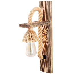 Φωτιστικό Τοίχου - Απλίκα Erebos 521SHN2131 9x18x45cm 1xE27 40W Natural Opviq