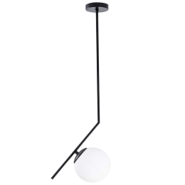 Φωτιστικό Οροφής Dolunay 521SHN1129 25x15x76cm 1xE27 40W Black-White Opviq