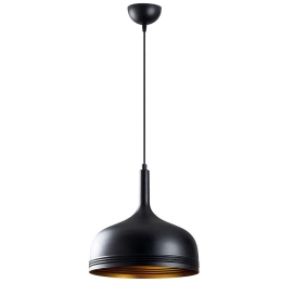 Φωτιστικό Οροφής Berceste 521SHN3137 30x30x 126cm E27 40W Black Opviq