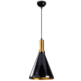 Φωτιστικό Οροφής Berceste 521SHN3164 25x25x136cm E27 40W Black-Gold Opviq