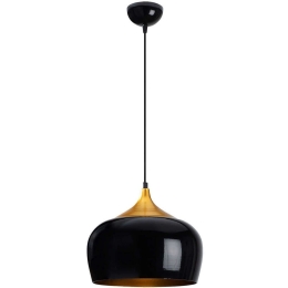 Φωτιστικό Οροφής Berceste 521SHN3170 30x30x123cm E27 40W Black-Gold Opviq