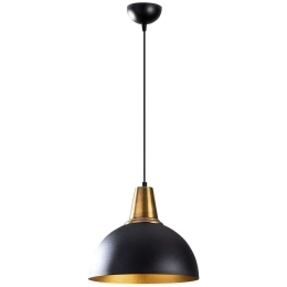 Φωτιστικό Οροφής Berceste 521SHN3178 30x30x124cm E27 40W Black-Gold Opviq