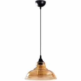 Φωτιστικό Οροφής Dilberay 521SHN3234 28x28x112cm 1xE27 40W Black-Amber Opviq