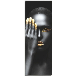Πίνακας Καμβάς 265VGA1476 30x80cm Multi Wallity Κάθετοι Ξύλο, Καμβάς