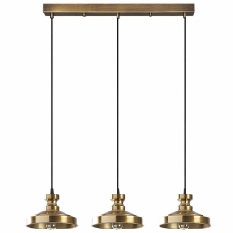 Φωτιστικό Οροφής - Ράγα Berceste 521SHN3263 72x22x109cm 3xE27 40W Gold Opviq