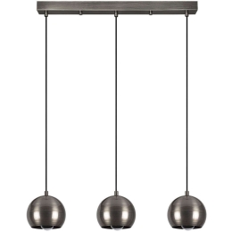 Φωτιστικό Οροφής - Ράγα Berceste 521SHN3312 65x15x111cm 3xE27 40W Silver Opviq