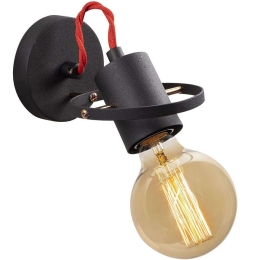 Φωτιστικό Τοίχου - Απλίκα Vaveyla 521SHN2172 12x17x13cm 1xE27 40W Black Opviq