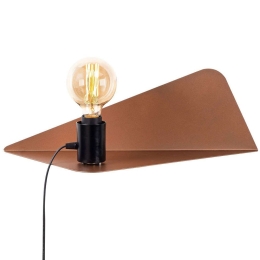 Φωτιστικό Τοίχου - Απλίκα Tokyo 521SHN2195 50x21x16cm 1xE27 40W Copper-Black Opviq