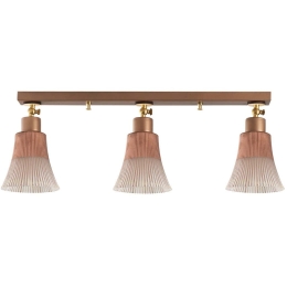 Φωτιστικό Οροφής - Πλαφονιέρα Foca 525NOR1117 Φ62x22cm 3xE27 40W Copper Opviq