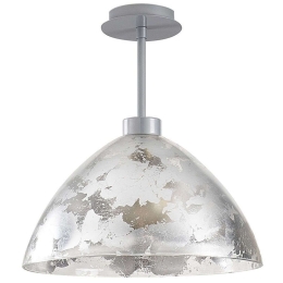Φωτιστικό Οροφής Bergama 525NOR1130 Φ34x37cm E27 40W Silver Opviq