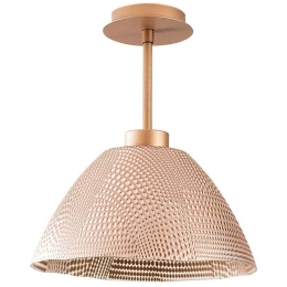 Φωτιστικό Οροφής - Πλαφονιέρα Bornova 525NOR1136 Φ30x32cm E27 40W Copper Opviq