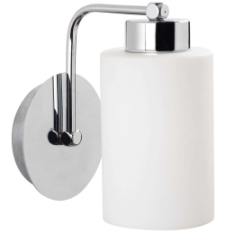 Φωτιστικό Τοίχου - Απλίκα Balcova 525NOR1175 Φ12x20cm 1xE27 40W Silver-White Opviq