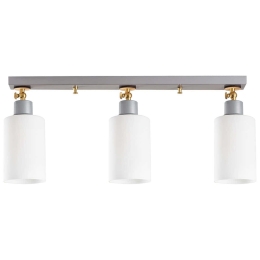 Φωτιστικό Οροφής - Σποτ Balcova 525NOR1176 Φ64x25cm 3xE27 40W Silver Opviq