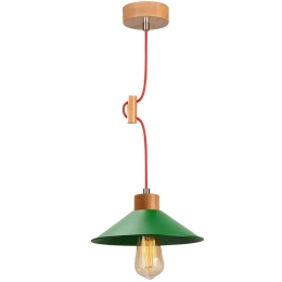 Φωτιστικό Οροφής Manavgat 525NOR1288 Φ24x101cm 1xE27 40W Multi-Green Opviq