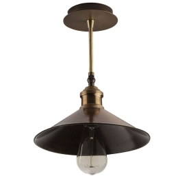 Φωτιστικό Οροφής - Πλαφονιέρα Berceste 525NOR1299 Φ24x31cm 1xE27 40W Gold Opviq