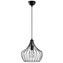 Φωτιστικό Οροφής Mezopotamya 525NOR1595 Φ27x126cm 1xE27 40W Black Opviq