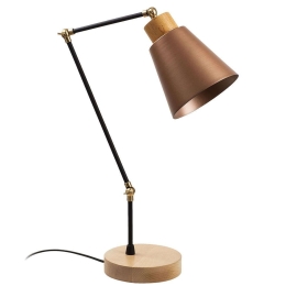 Φωτιστικό Επιτραπέζιο Manavgat 525NOR2112 Φ14x52cm E27 40W Multi-Bronze Opviq