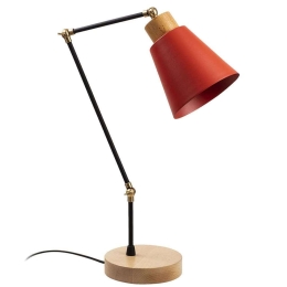 Φωτιστικό Επιτραπέζιο Manavgat 525NOR2116 Φ14x52cm E27 40W Multi-Red Opviq