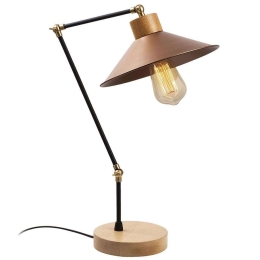 Φωτιστικό Επιτραπέζιο Manavgat 525NOR2122 Φ24x52cm E27 40W Multi-Bronze Opviq