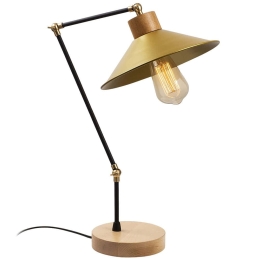 Φωτιστικό Επιτραπέζιο Manavgat 525NOR2123 Φ24x52cm E27 40W Multi-Gold Opviq
