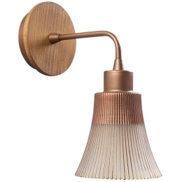 Φωτιστικό Τοίχου - Απλίκα Foca 525NOR3102 Φ13x28cm 1xE27 40W Natural-Bronze Opviq