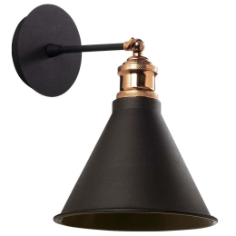 Φωτιστικό Τοίχου - Απλίκα Berceste 525NOR3154 Φ20x29cm E27 40W Black Opviq
