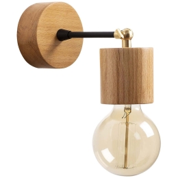 Φωτιστικό Τοίχου - Απλίκα Xanthos 525NOR3160 Φ10x16cm 1xE27 40W Natural Opviq