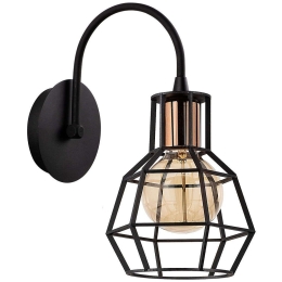 Φωτιστικό Τοίχου - Απλίκα Kapadokya 525NOR3180 Φ17x30cm 1xE27 40W Black-Bronze Opviq