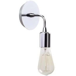 Φωτιστικό Τοίχου - Απλίκα Harput 525NOR3186 Φ12x20cm 1xE27 40W Chrome Opviq