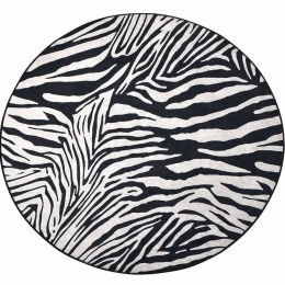 Χαλί Zebra Black-White Conceptum Hypnose 140X140cm Round