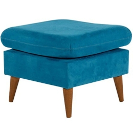 Σκαμπό Sofia 867UNQ1043 63x63x48cm Blue