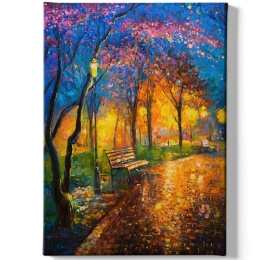 Πίνακας Καμβάς 529TCR1413 70x100cm Multi Wallity Κάθετοι Ξύλο, Καμβάς