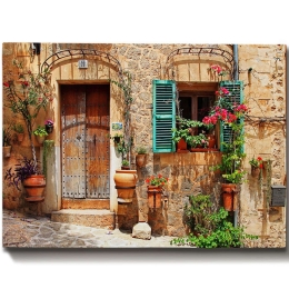 Πίνακας Καμβάς 529TCR1444 100x70cm Multi Wallity Οριζόντιοι Ξύλο, Καμβάς