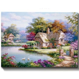 Πίνακας Καμβάς 529TCR1506 100x70cm Multi Wallity Οριζόντιοι Ξύλο, Καμβάς