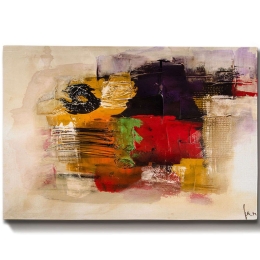 Πίνακας Καμβάς 529TCR1566 100x70cm Multi Wallity Οριζόντιοι Ξύλο, Καμβάς