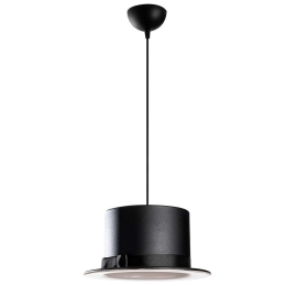 Φωτιστικό Οροφής Fotr Sivani 527ABY1691 Φ30x110cm E27 40W Black-White Opviq
